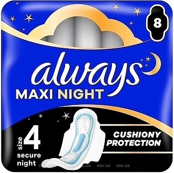 Фото Always Maxi Secure Night 8 шт