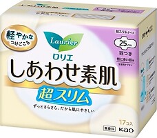 Фото Kao Laurier Happy Skin Extra Heavy Day Use Slim 17 шт (4901301282750)