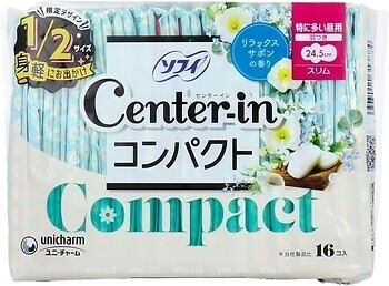 Фото Unicharm Center-In Compact 1/2 Day Use 16 шт (4903111313884)