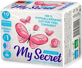 Фото My Secret Sensitive Normal Ultra Thin Size 1 10 шт