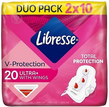 Фото Libresse Ultra+ With Wings 20 шт