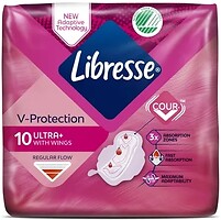Фото Libresse Ultra+ With Wings 10 шт