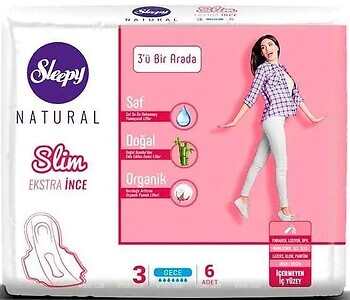 Фото Sleepy Extra Thin Night 6 шт