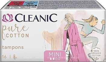Фото Cleanic Pure Cotton Mini 16 шт