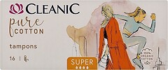 Фото Cleanic Pure Cotton Super 16 шт