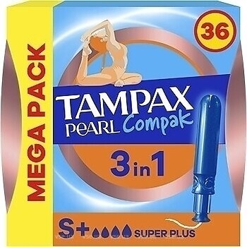 Фото Tampax Pearl Compak Super Plus 36 шт