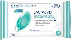 Фото Lactacyd влажные салфетки для интимной гигиены антибактериальные 15 шт