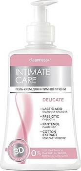 Фото Velta Cosmetic гель-крем для интимной гигиены Cleanness+ Intimate Care деликатный 310 мл