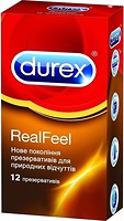 Фото Durex Real Feel презервативы латексные с силиконовой смазкой 12 шт