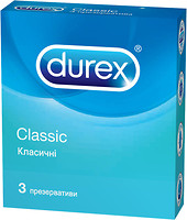 Фото Durex Classic презервативы латексные с силиконовой смазкой 3 шт