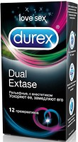 Фото Durex Dual Extase презервативы латексные с силиконовой смазкой 12 шт