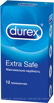 Фото Durex Extra Safe презервативы латексные с силиконовой смазкой 12 шт