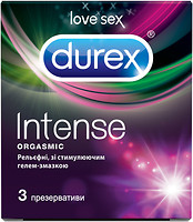Фото Durex Intense Orgasmic презервативы латексные с силиконовой смазкой 3 шт