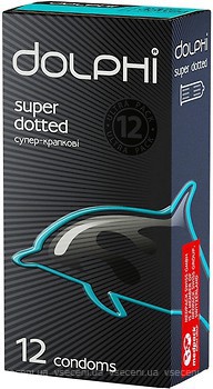 Фото Dolphi Super Dotted презервативы 12 шт