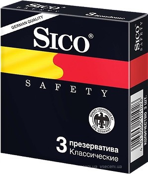 Фото Sico Safety презервативы 3 шт