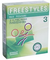 Фото Freestyles Max Pleasure презервативы 3 шт