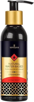 Фото Sensuva Natural Water-Based Strawberry интимная гель-смазка 125 мл