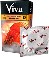 Фото Viva Ребристые презервативы 12 шт