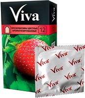 Фото Viva Цветные ароматизированные презервативы 12 шт
