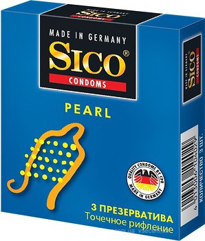 Фото Sico Pearl презервативы 3 шт