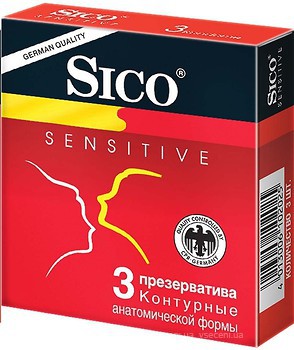 Фото Sico Sensitive презервативы 3 шт