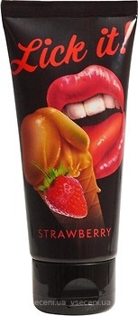 Фото Lick-it Strawberry интимная гель-смазка 100 мл