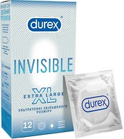 Фото Durex Invisible XL презервативы латексные с силиконовой смазкой 12 шт