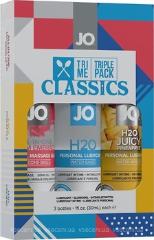 Фото System Jo Limited Edition Tri-Me Triple Pack Classics набор интимная гель-смазка 3x30 мл