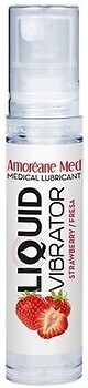 Фото Amoreane Med Liquid Vibrator Strawberry интимная гель-смазка 10 мл