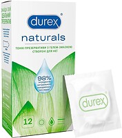 Фото Durex Naturals презервативы латексные с гелем-смазкой 3 шт