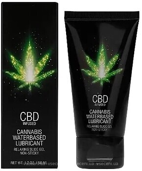 Фото Shots CBD Cannabis Waterbased Lubricant интимная гель-смазка 50 мл