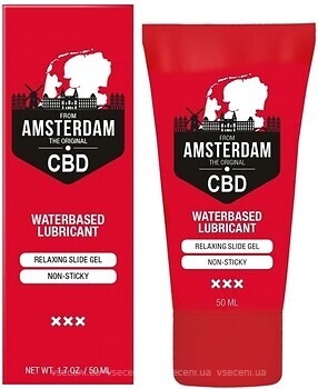 Фото Shots Original CBD from Amsterdam - Waterbased Lubricant интимная гель-смазка 50 мл