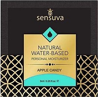 Фото Sensuva Natural Water-Based Apple Candy интимная гель-смазка 6 мл