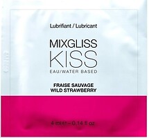 Фото MixGliss Kiss Wild Strawberry интимная гель-смазка 4 мл