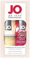 Фото System Jo Limited Edition Champagne & Red Velvet Cake интимная гель-смазка 2x 60 мл