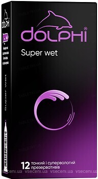 Фото Dolphi Super Wet презервативы 12 шт