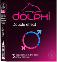 Фото Dolphi Double effect презервативы 3 шт