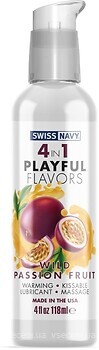 Фото Swiss Navy 4 in 1 Wild Passion Fruit интимная гель-смазка 118 мл