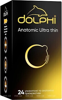 Фото Dolphi Anatomic Ultra Thin презервативы 24 шт