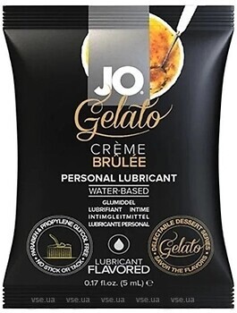 Фото System Jo Gelato Creme Brulee интимная гель-смазка 5 мл