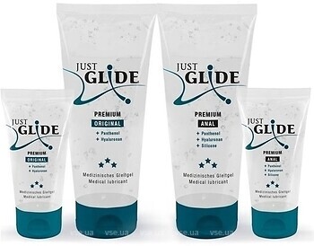 Фото Just Glide Premium Set интимная гель-смазка 500 мл