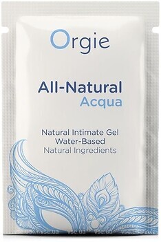 Фото Orgie All-Natural Acqua интимная гель-смазка 2 мл