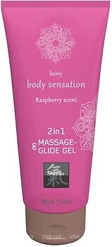 Фото Shiatsu Hot Shiatsu Berry Body Sensation 2 in 1 малина интимная гель-смазка 200 мл