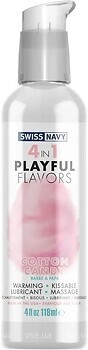 Фото Swiss Navy 4 in 1 Playful Flavors сладкая вата интимная гель-смазка 118 мл