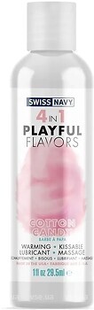 Фото Swiss Navy 4 in 1 Playful Flavors сладкая вата интимная гель-смазка 29.5 мл