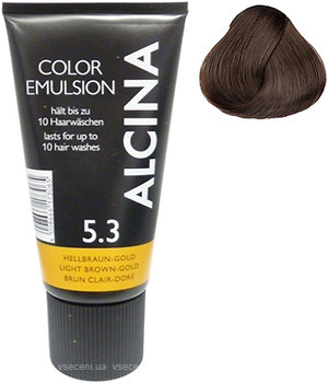 Фото Alcina Color Emulsion 5.3 светлый шатен золотистый