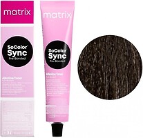 Фото Matrix Color SoColor Sync Pre-Bonded Alkaline Toner 6N натуральный темный блондин