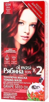 Фото Acme Color Рябина Ton Oil Mask 034 дикая вишня