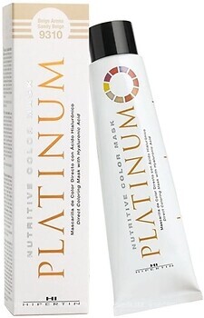 Фото Hipertin Platinum Nutritive Color Mask 9310 Песочно-бежевый