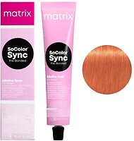 Фото Matrix SoColor Sync Pre-Bonded Alkaline Toner на щелочной основе 7CC+ Рыжий